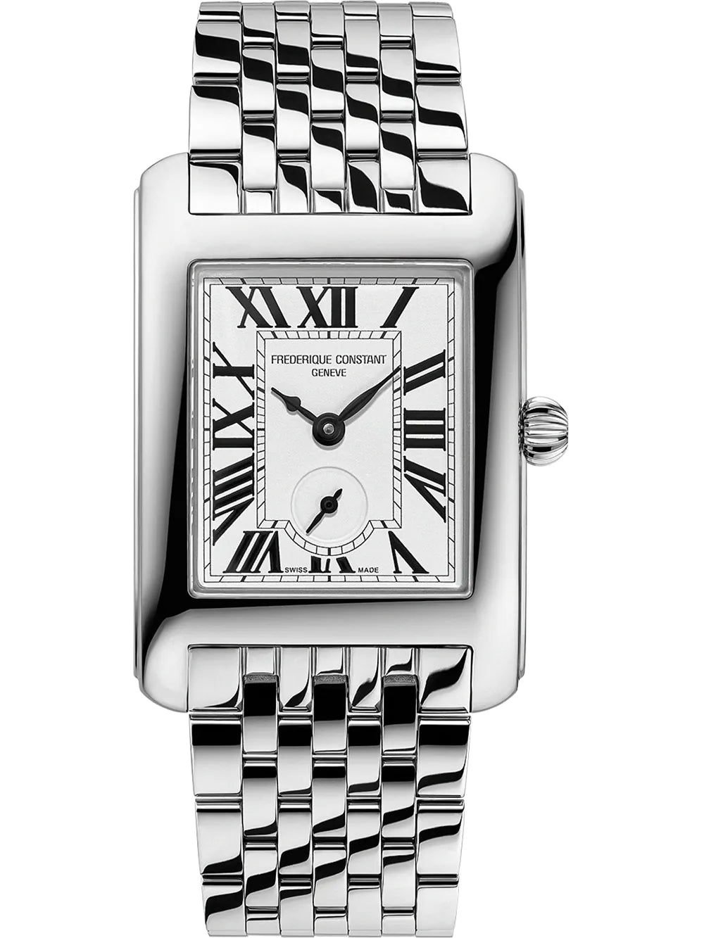 Frederique Constant FC-235S2C6B Ladies Watch Classic Karree 25mm 3ATM