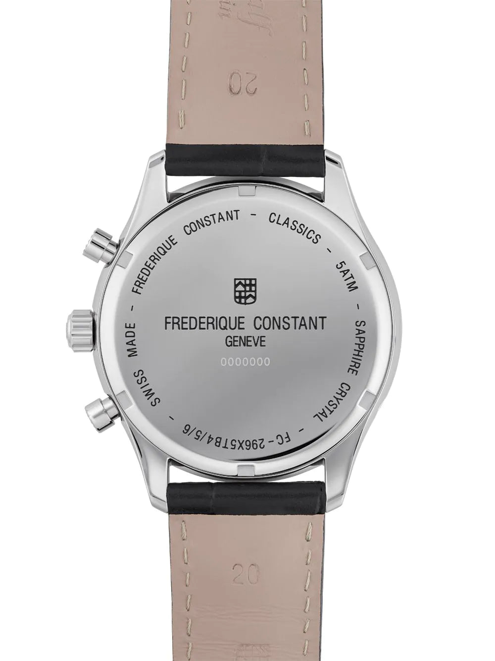 Frederique Constant FC-296SW5B6 Triple Calender Chronograph Mens Watch 40mm