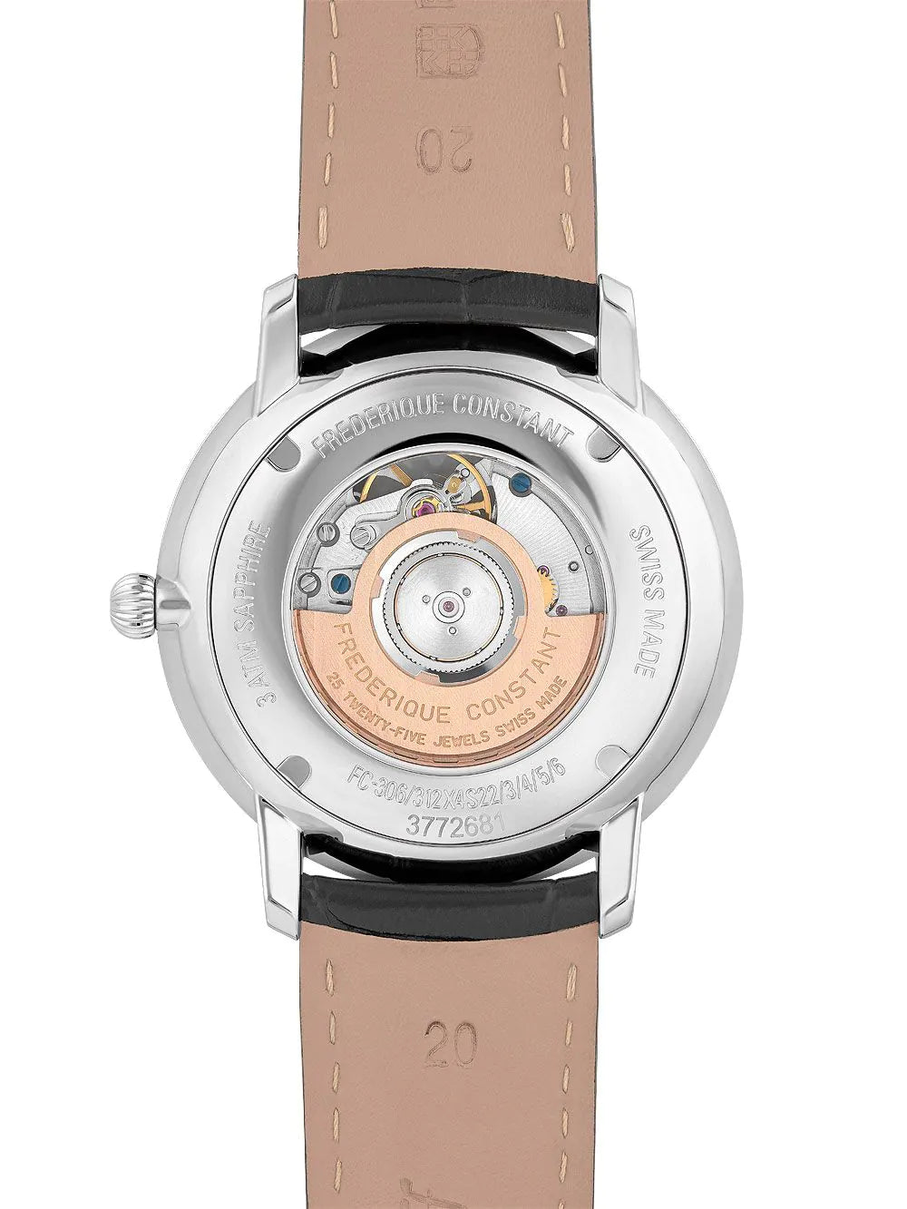 Frederique Constant FC-312B4S6 Classic Slimline Automatic Mens Watch