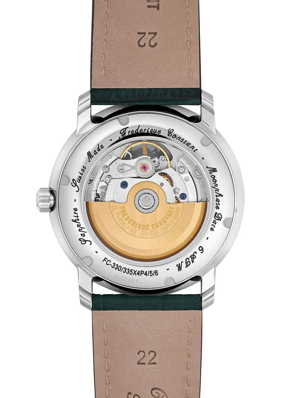 Frederique Constant FC-335MCGRW4P26 Classic Moonphase Automatic Mens Watch