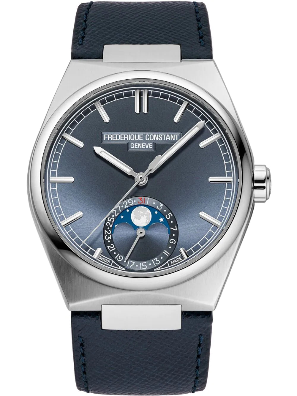 Frederique Constant FC-716BL3NH6 Mens watch Highlife Moonphase Automatic 39mm 10ATM