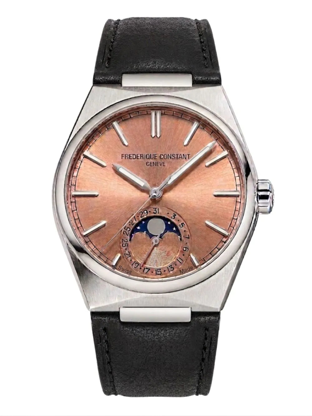 Frederique Constant FC-716RG3NH6 Mens Watch Classic Manufacture Moonphase Automatic 38mm 10ATM