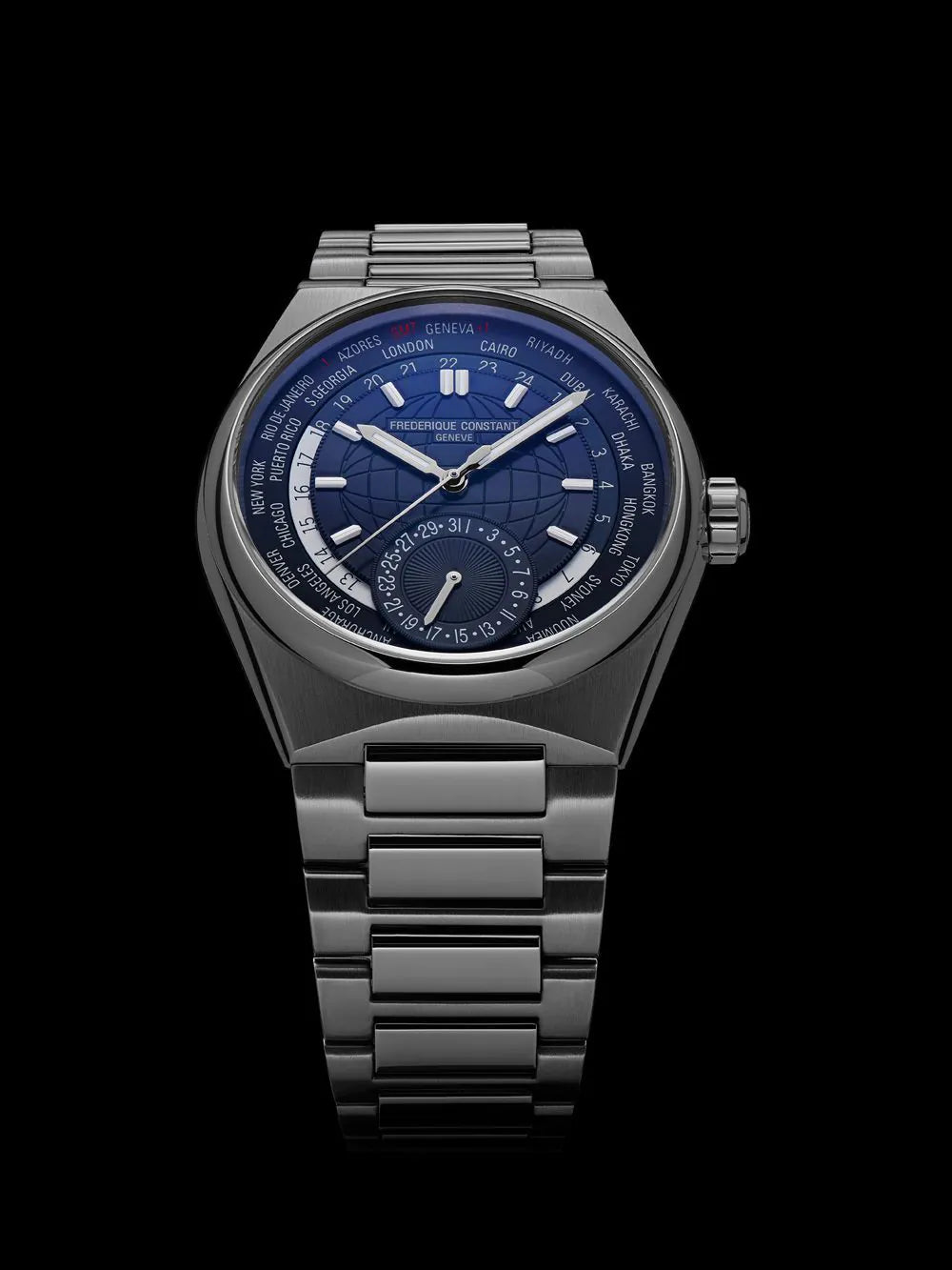 Frederique Constant FC-718N4NH6B Highlife Worldtimer Automatic Mens Watch