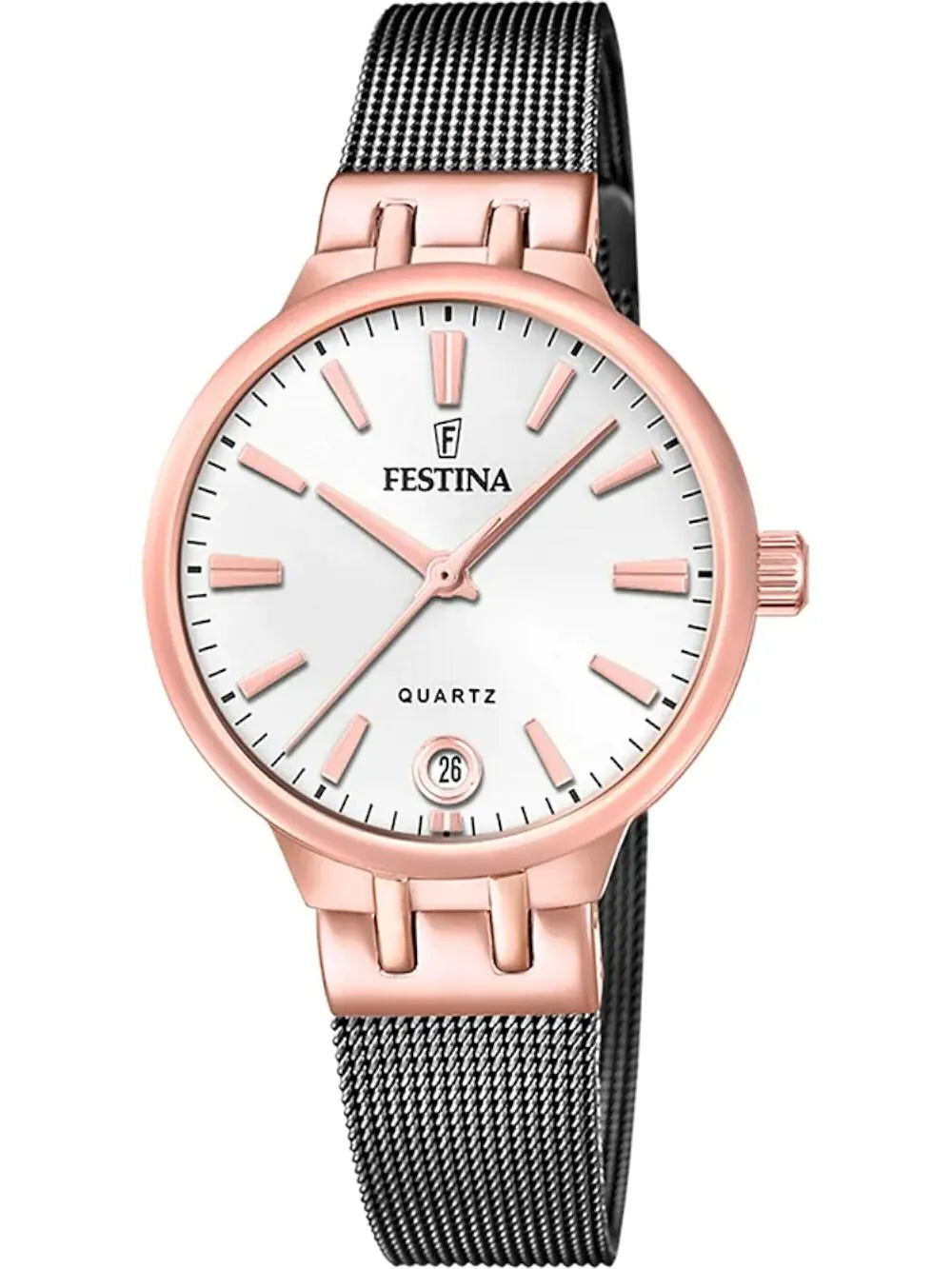 Festina F20717/1 Ladies Watch Quartz Mademoiselle Saphire 33mm 5ATM