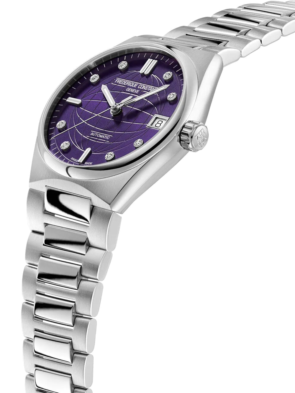 Frederique Constant FC-303PD2NH6B Ladies Watch Highlife Automatic 34mm 5ATM