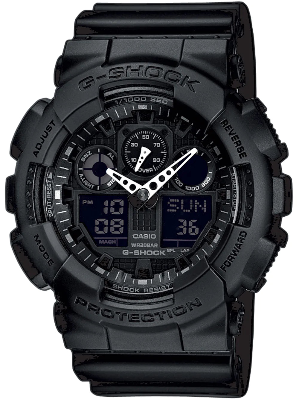 CASIO GA-100-1A1ER G-Shock Mens Watch 51mm 20 ATM