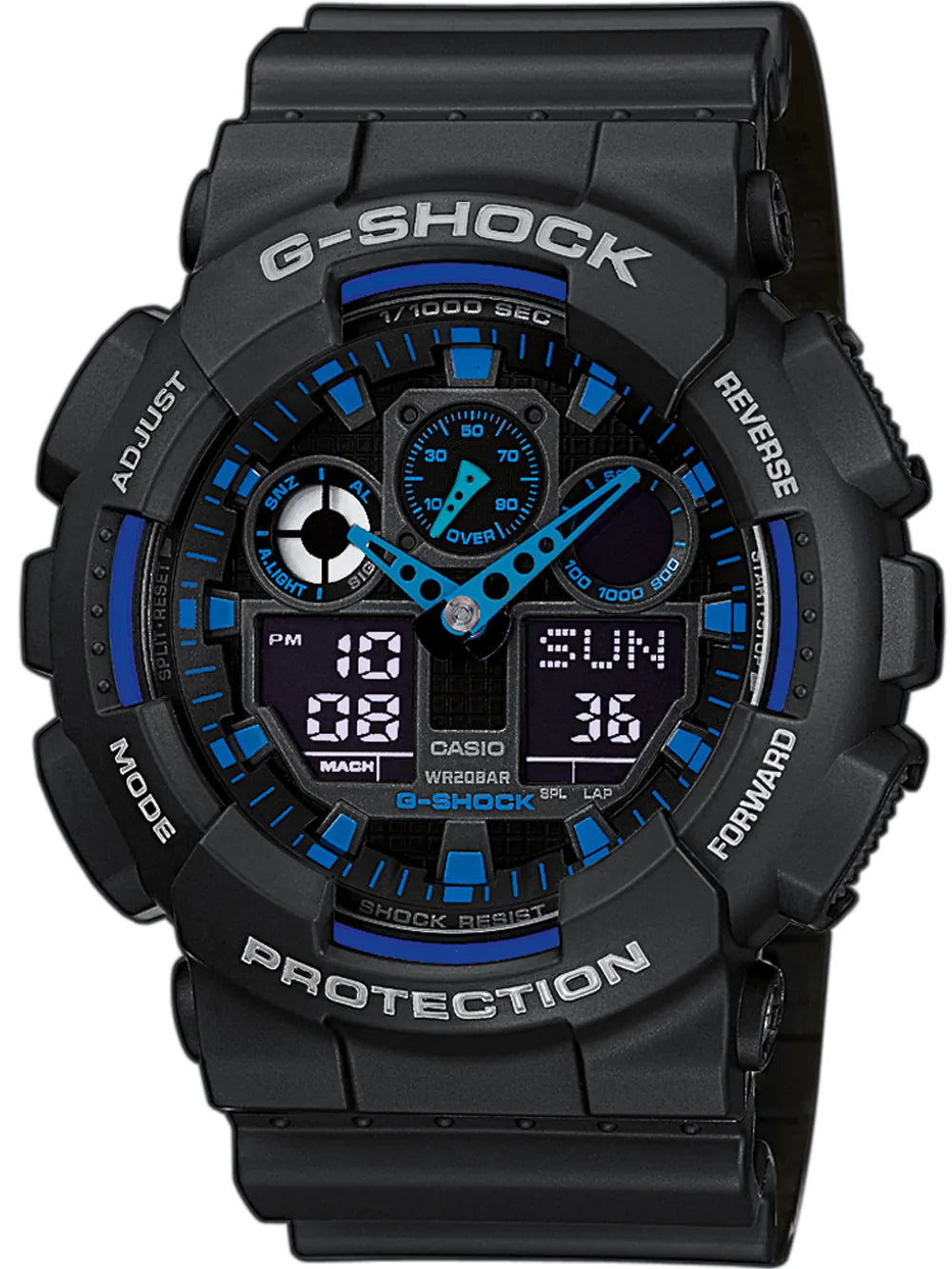 CASIO GA-100-1A2ER G-Shock Mens Watch 51mm 20 ATM