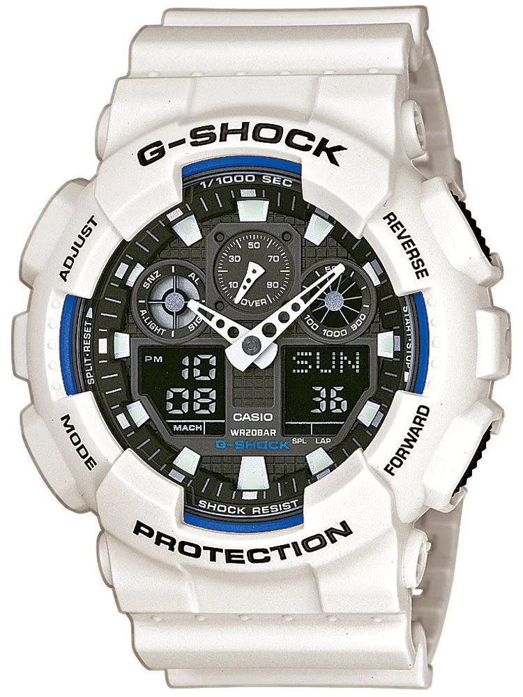 CASIO GA-100B-7AER G-Shock Mens Watch 51mm 20 ATM