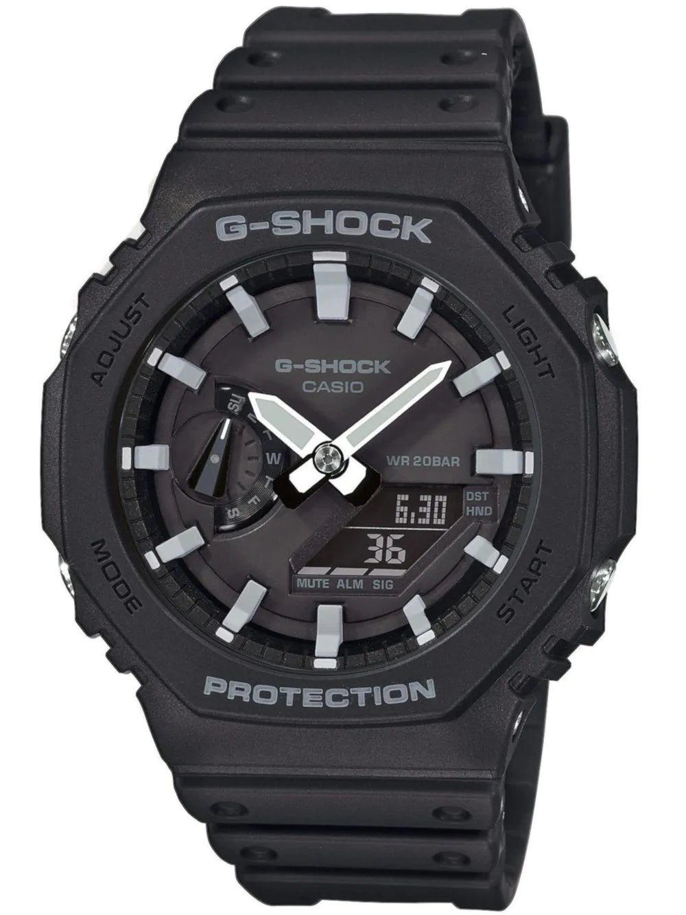 Casio GA-2100-1AER G-Shock Mens Watch 45mm 20ATM