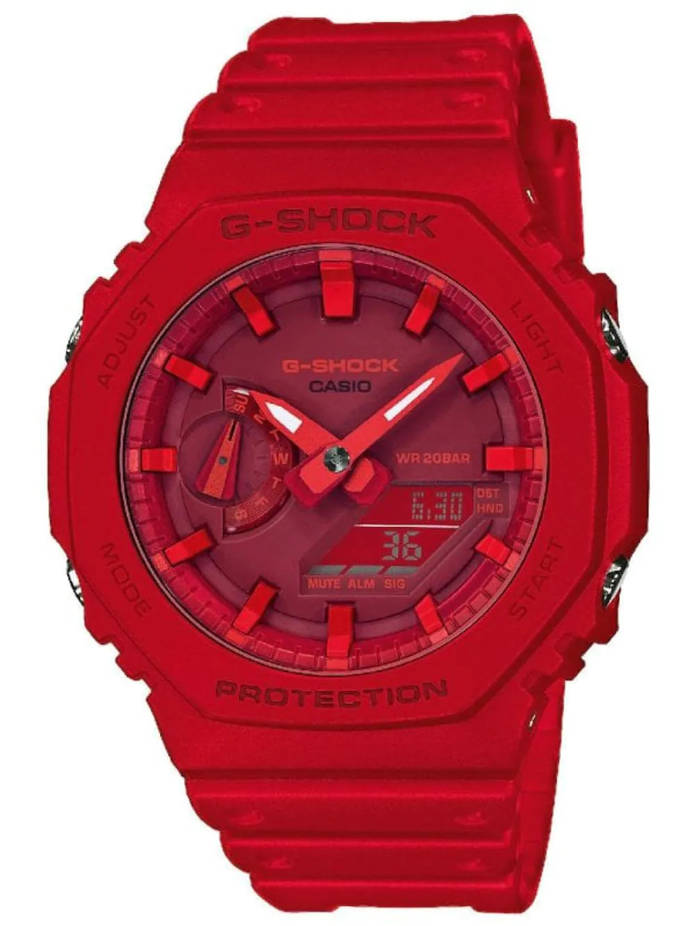 Casio GA-2100-4AER G-Shock Mens Watch 45mm 20ATM