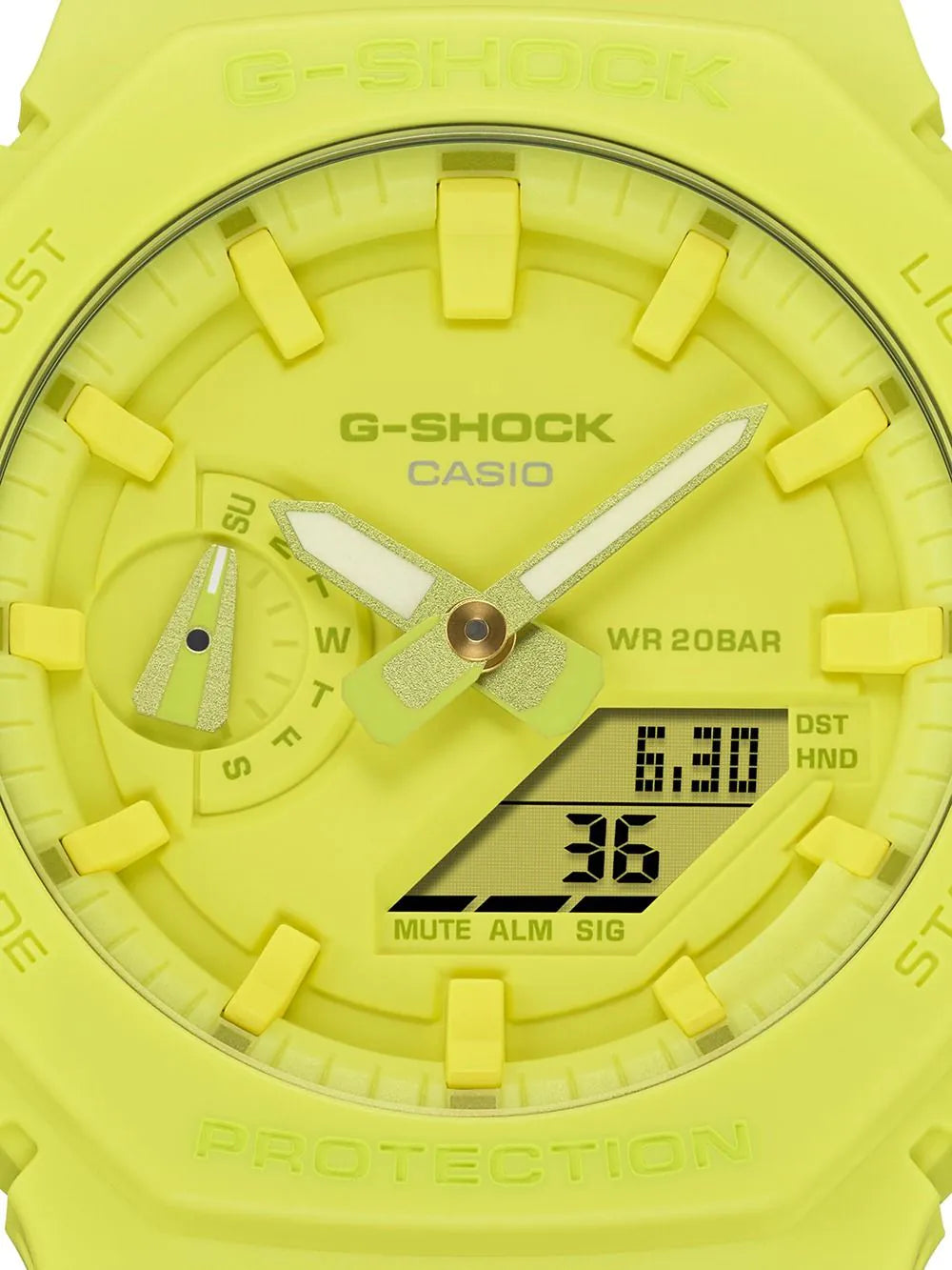 Casio GA-2100-9A9ER Mens Watch G-Shock Classic 45mm 20ATM