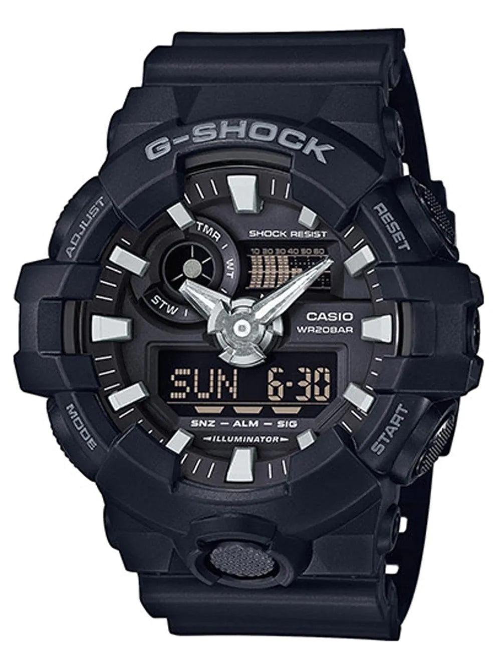 CASIO GA-700-1BER G-Shock Mens Watch 53mm 20 ATM