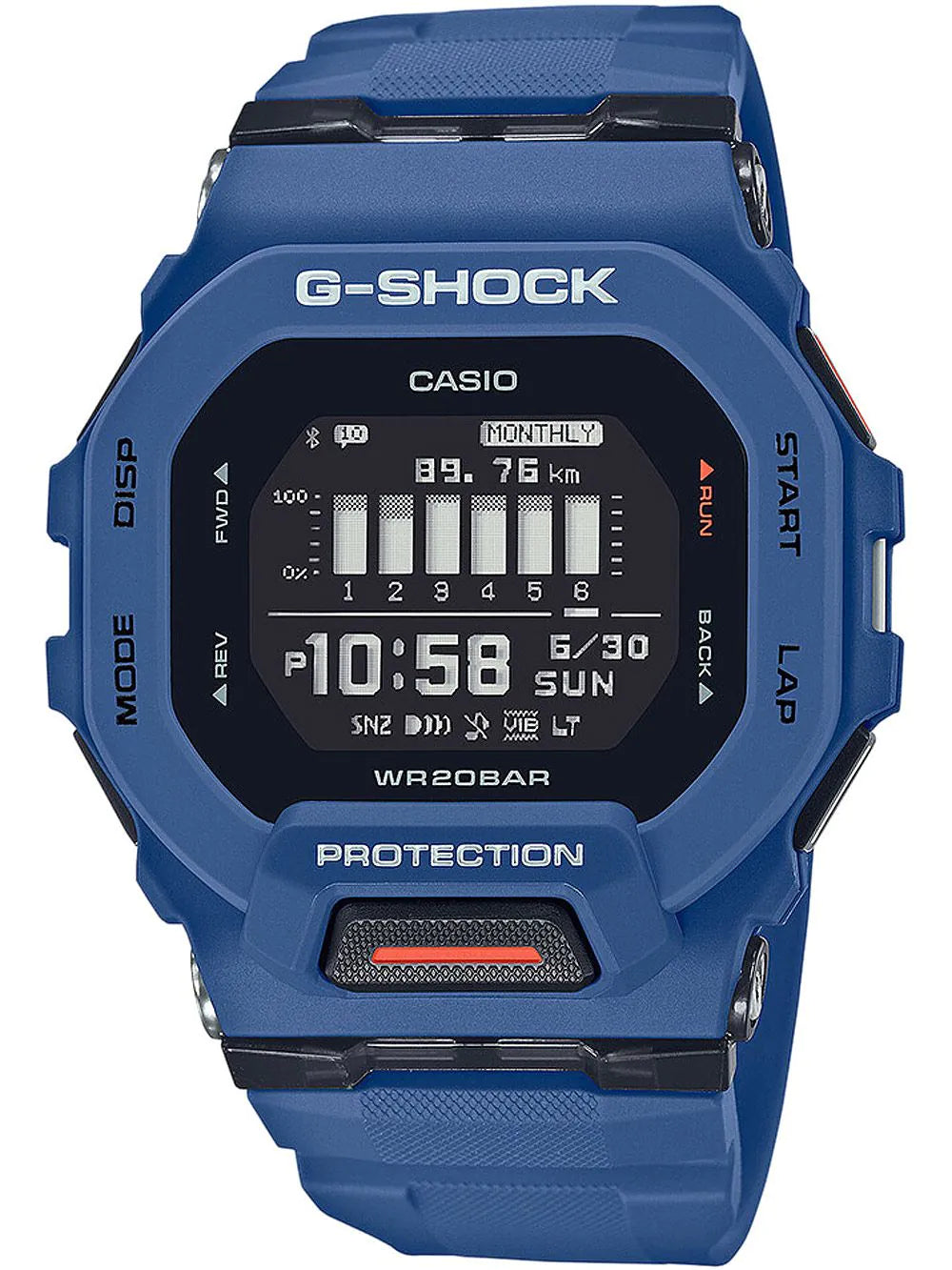 Casio GBD-200-2ER G-Shock Mens Watch 46mm 20ATM