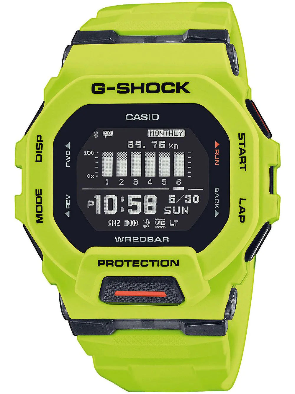 Casio GBD-200-9ER G-Shock Mens Watch 46mm 20ATM