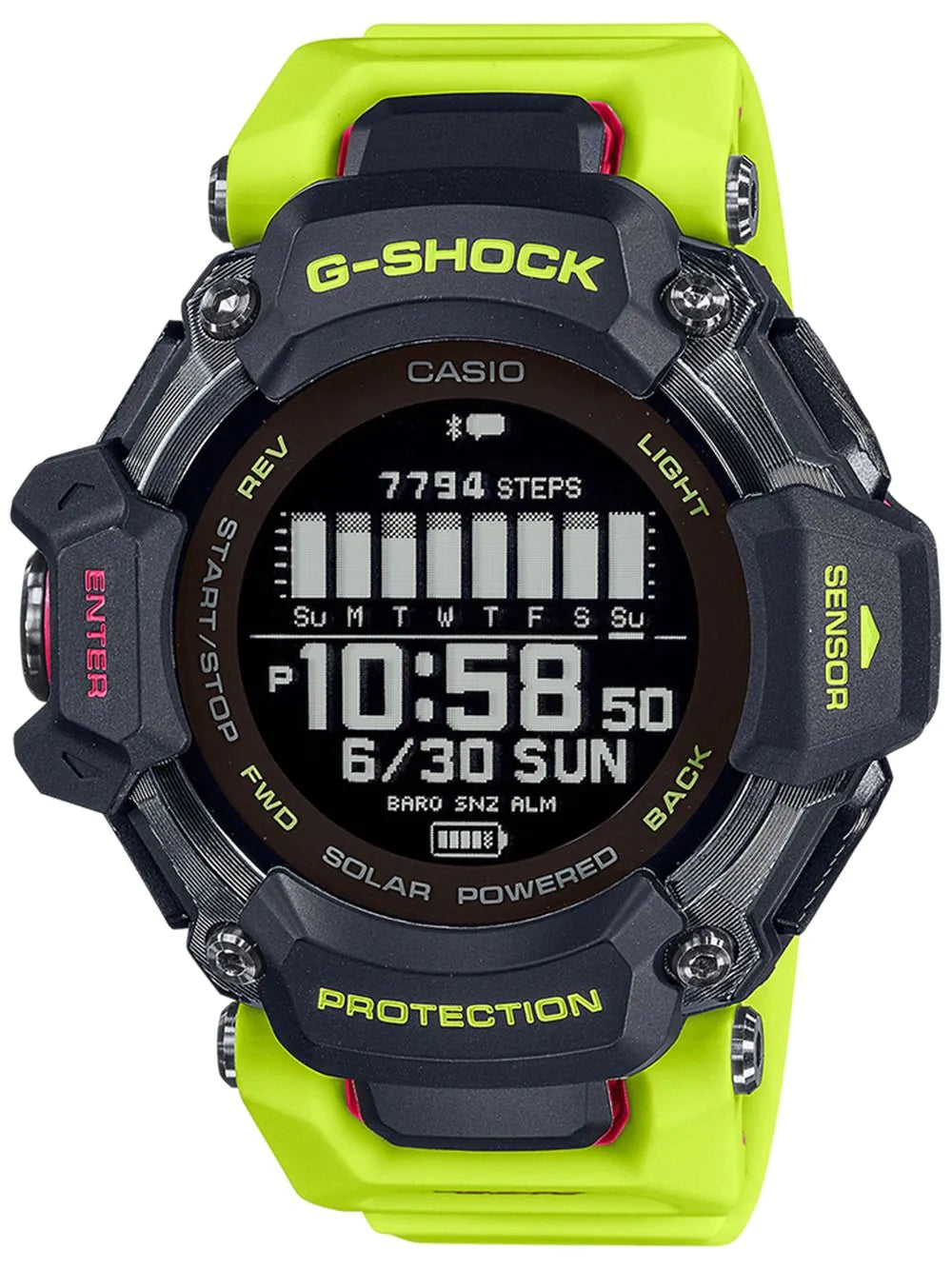 Casio GBD-H2000-1A9ER Mens Watch G-Shock G-Squad 53mm 20ATM