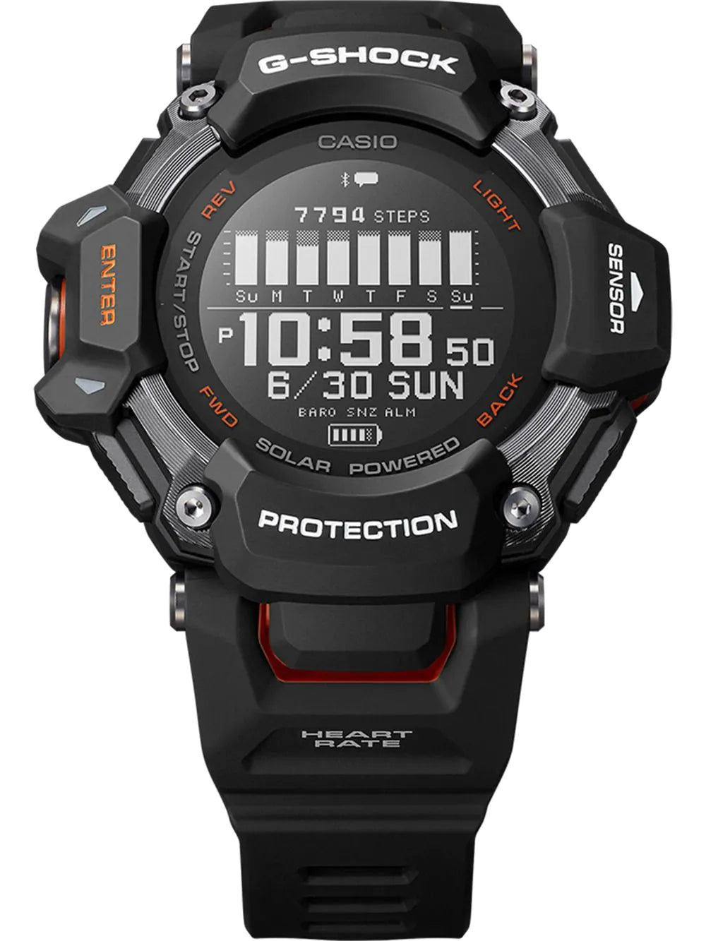 Casio GBD-H2000-1AER Mens Watch G-Shock G-Squad 53mm 20ATM