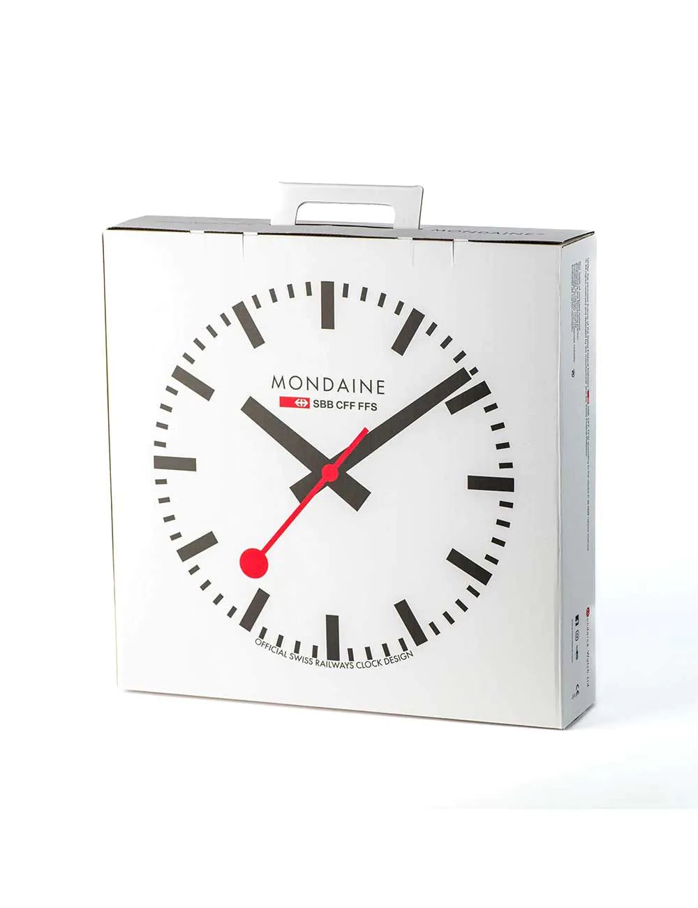 Mondaine A995.CLOCK.17SBG goldene Wand-, Bahnhofsuhr 40 cm aus Aluminium