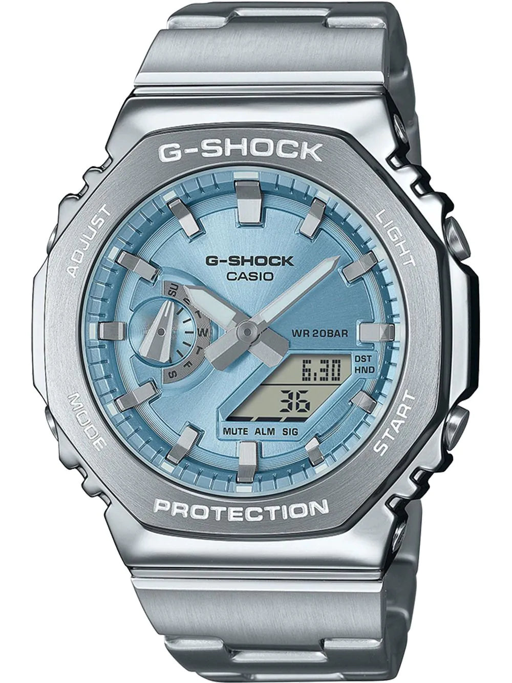 Casio GM-2110D-2AER Mens Watch G-Shock Classic 44mm 20ATM