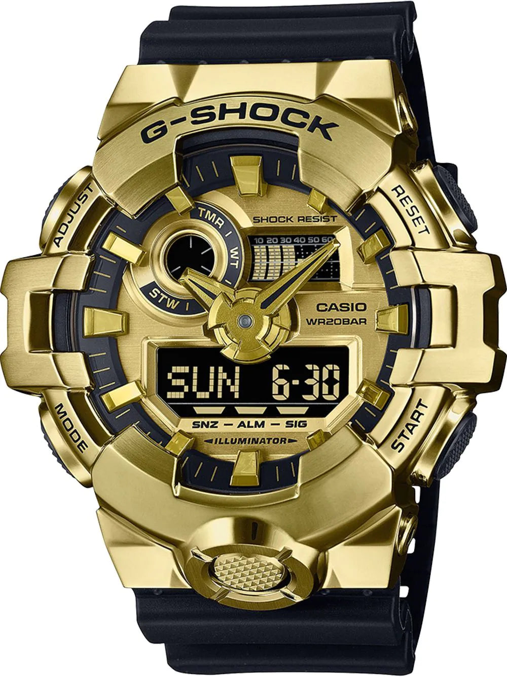 Casio GM-700G-9AER Mens Watch G-Shock Classic 53mm 20ATM