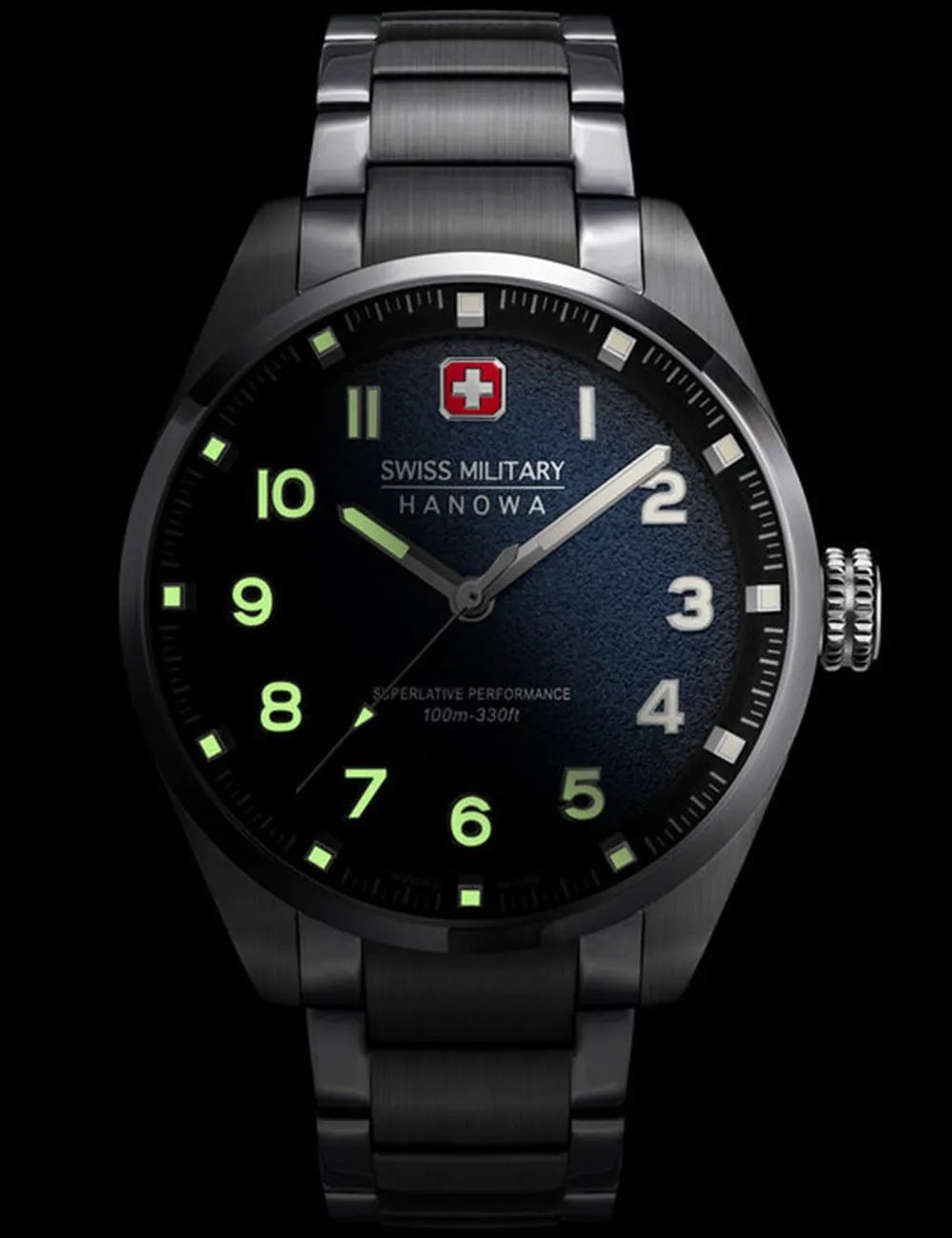 Swiss Military Hanowa SMWGG0001504 Mens Watch Greyhound 42mm 10ATM