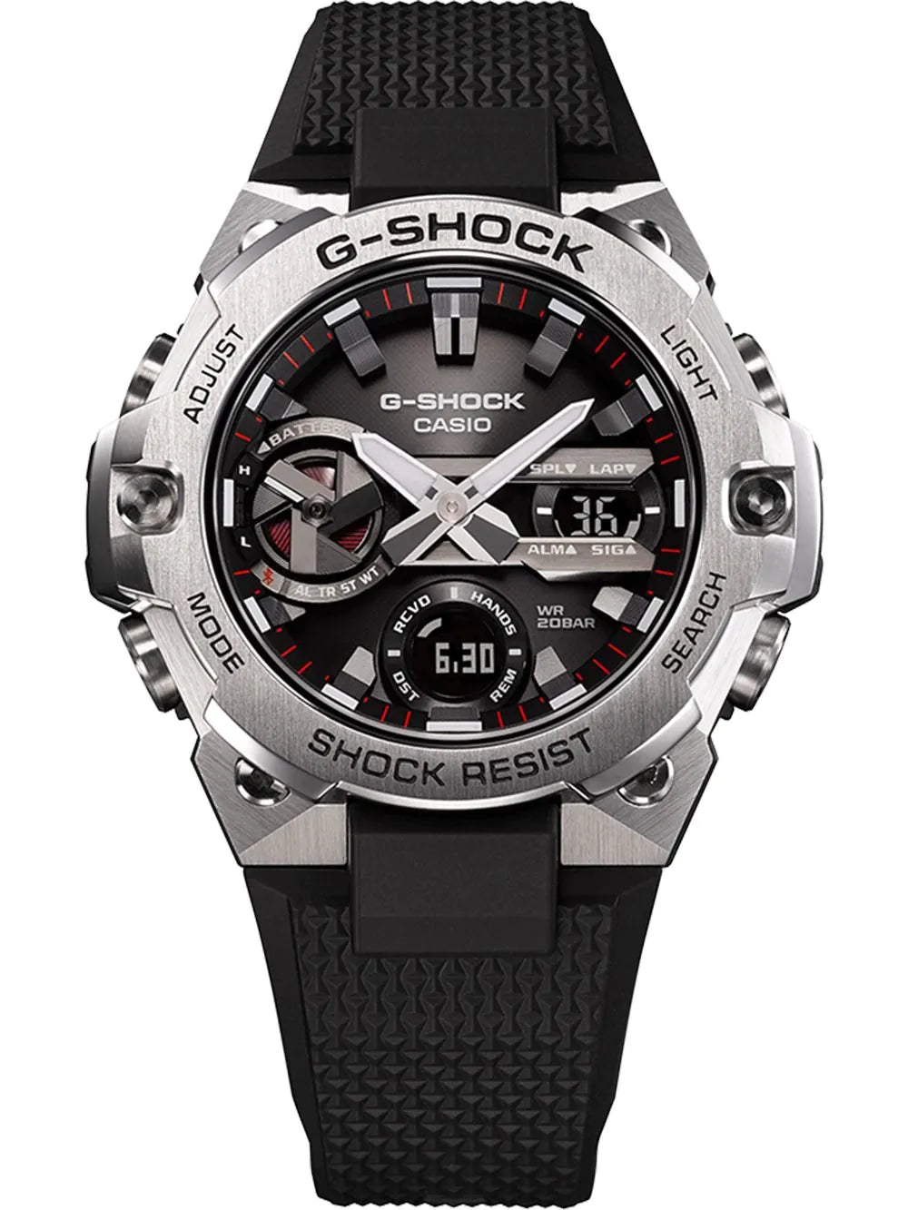 Casio GST-B400-1AER Mens Watch G-Shock G-Steel Radio Controlled Solar 50mm 20ATM