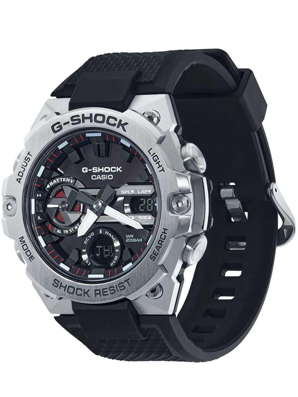 Casio GST-B400-1AER Mens Watch G-Shock G-Steel Radio Controlled Solar 50mm 20ATM