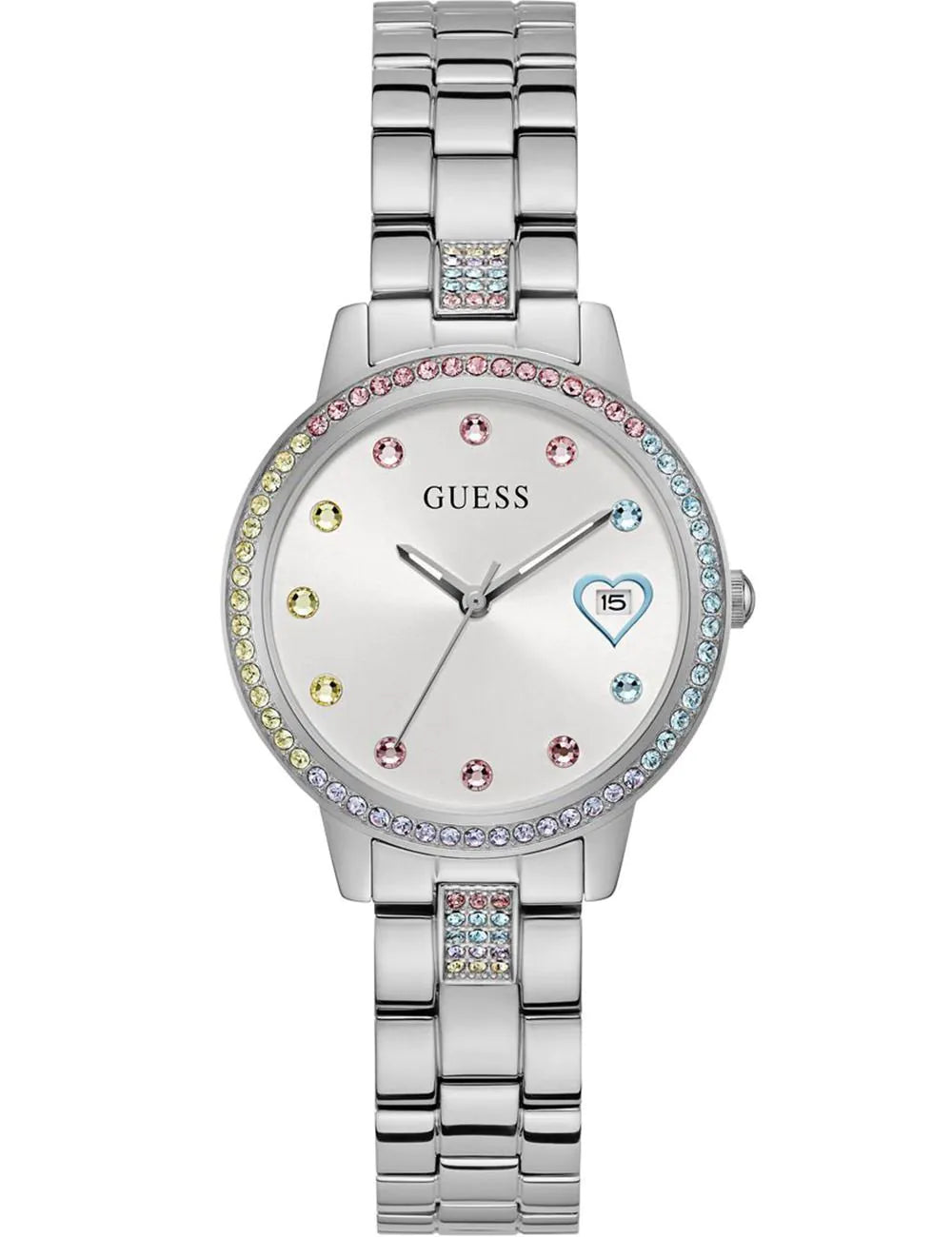 Guess GW0657L1 Ladies watch Three of Hearts 34mm 1ATM