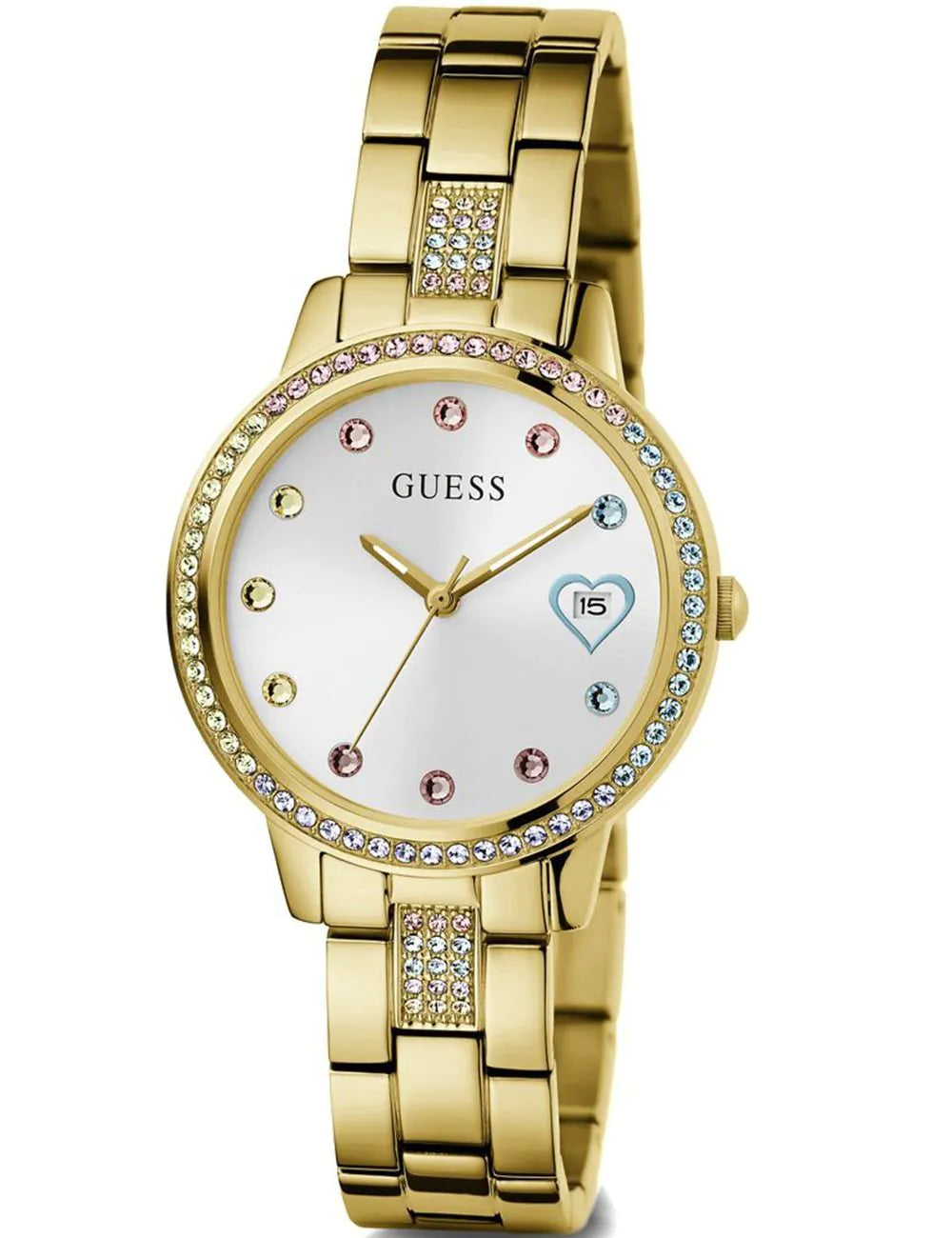 Guess GW0657L2 Ladies watch Three of Hearts 34mm 1ATM