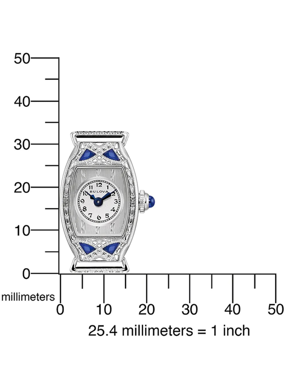 Bulova 96L340 Ladies Watch Miss America Limited Edition 18mm 1ATM