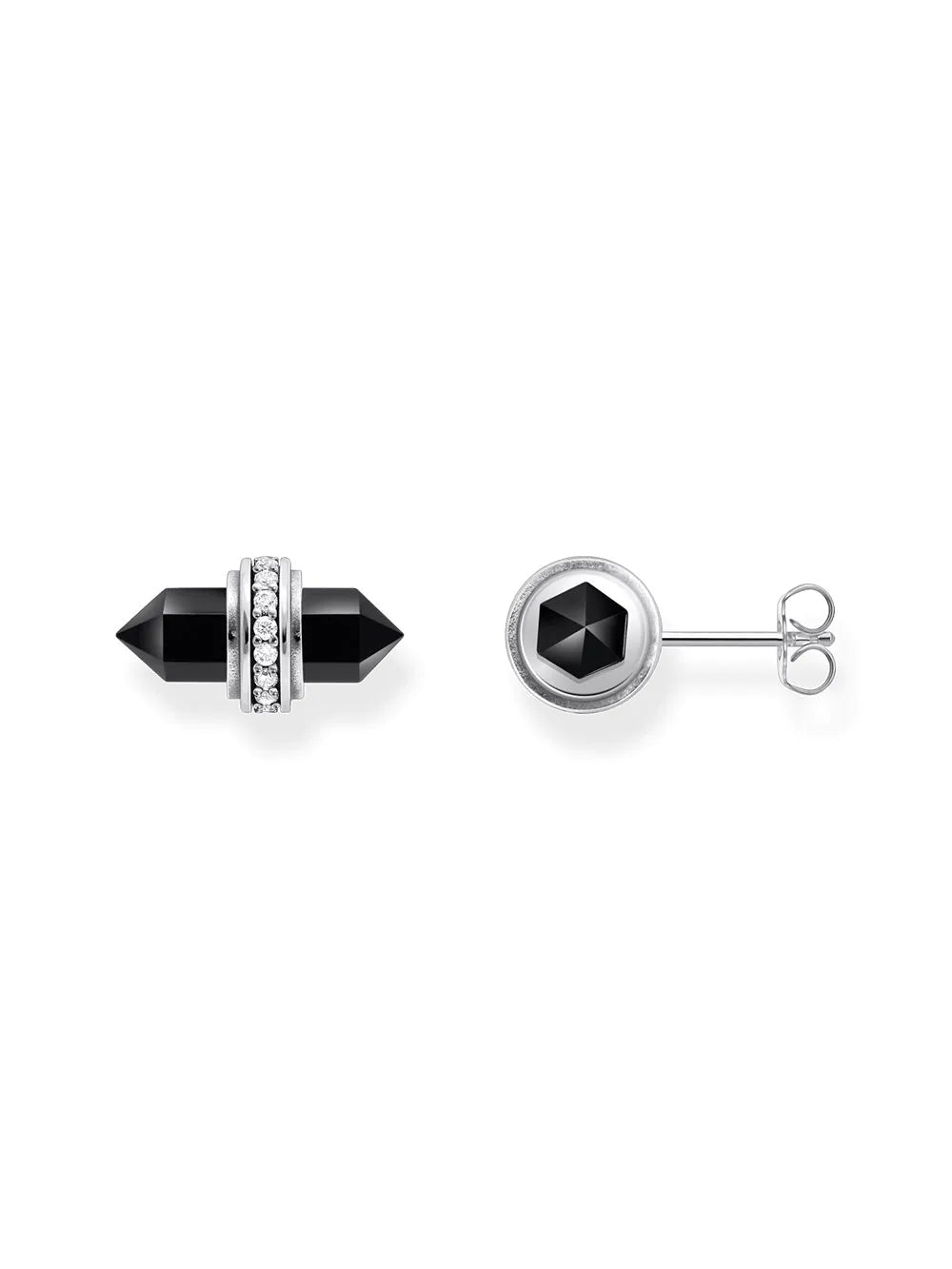 Thomas Sabo H2281-641-11 Silver stud earrings w. black onyx