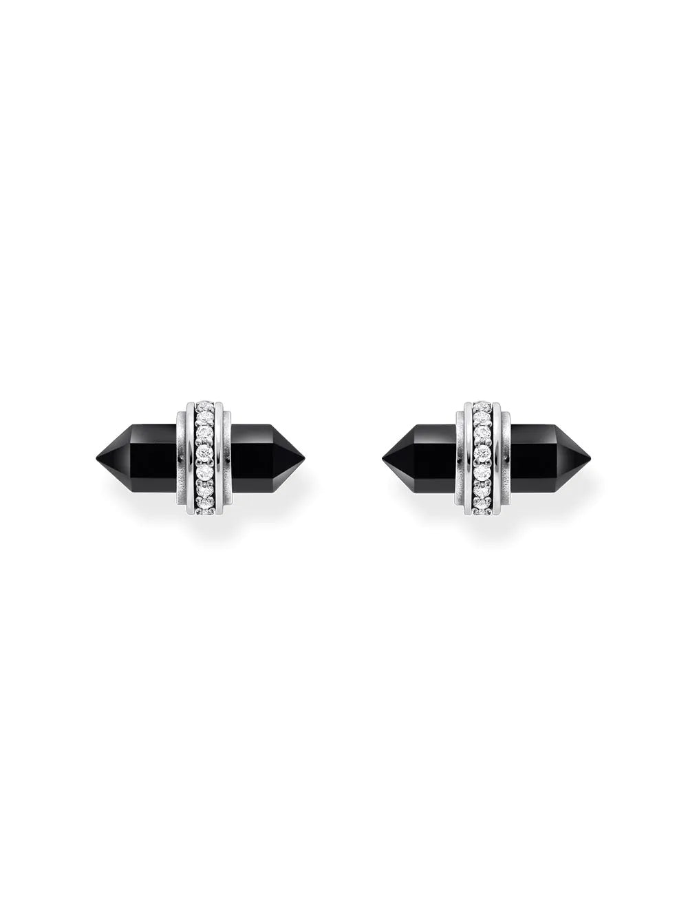 Thomas Sabo H2281-641-11 Silver stud earrings w. black onyx