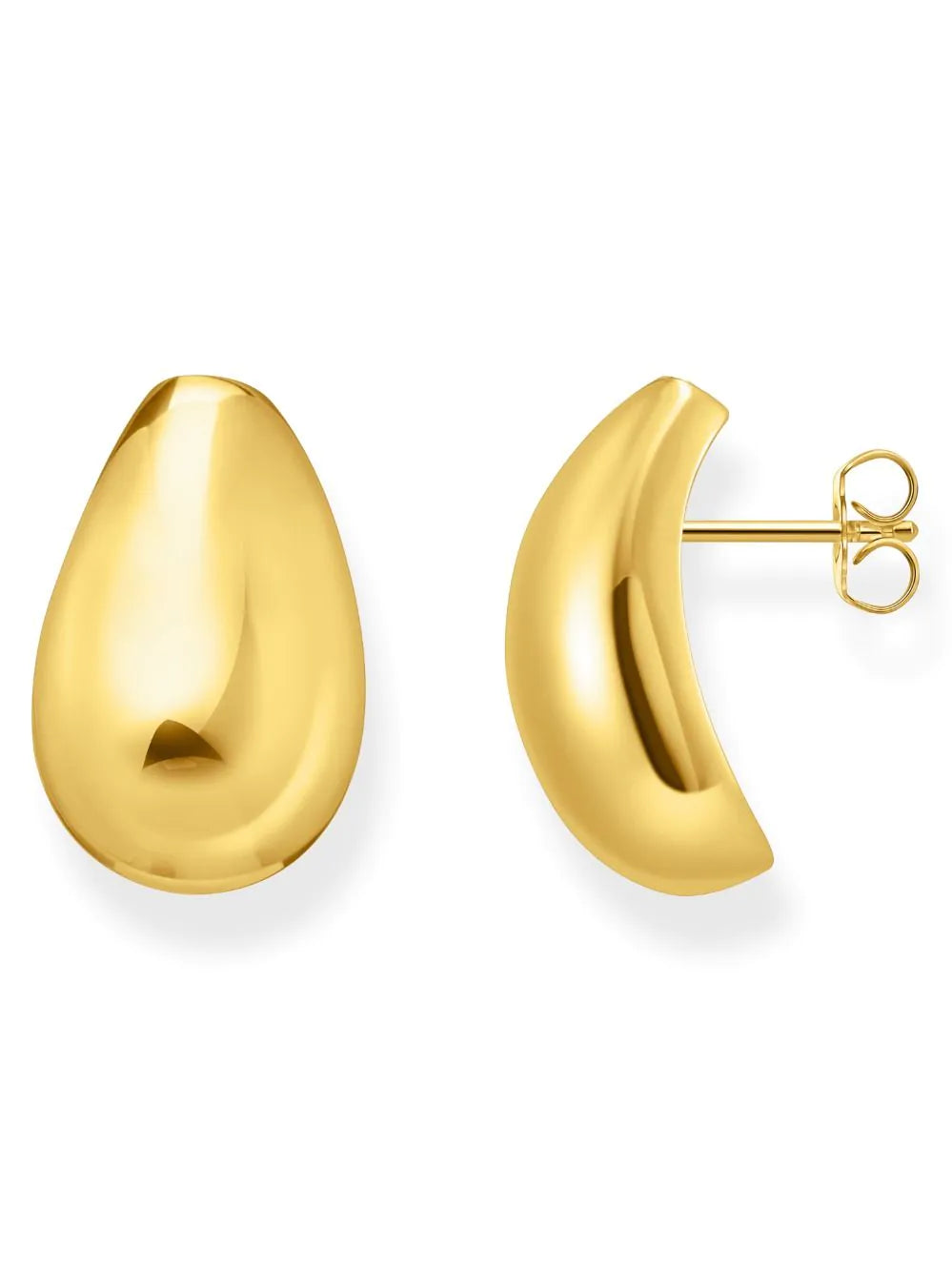 Thomas Sabo H2308-413-39 Bold - Gold-plated Teardrop Ear Studs 21,5 mm Ladies
