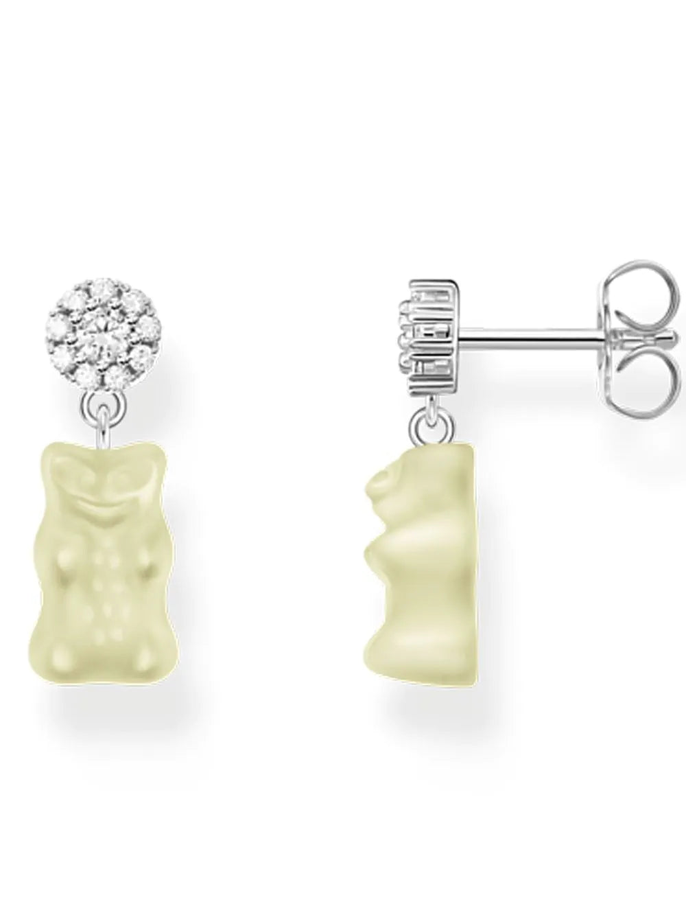 Thomas Sabo H2330-052-14 ear studs with white goldbears silver Ladies