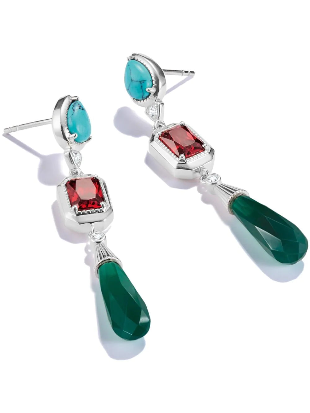 Thomas Sabo H2332-405-7 Earrings Colorful stones Elyndra 50,0 mm Ladies