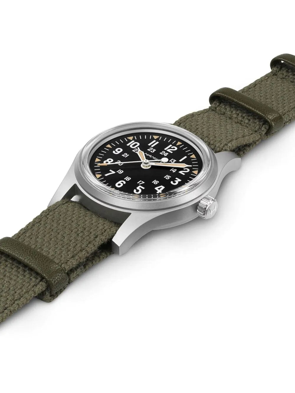 Hamilton H69399930 Mens watch Khaki Field Mechanical Manual winding 36mm 10ATM