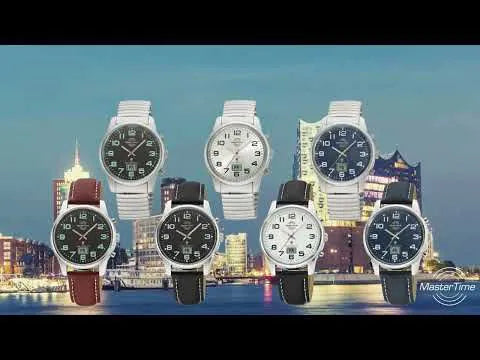 Master Time MTGA-10426-22L Radio Controlled Basic Series Men's 41mm 3ATM