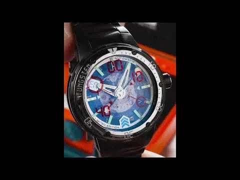 Nubeo NB-6090-22 Mens Watch Mariner 9 Automatic Limited Edition 50mm 5ATM