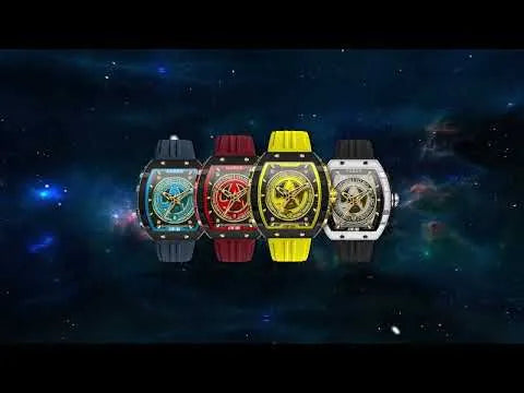 Nubeo NB-6098-03 Mens Watch Star Trek Starfleet Automatic Limited 48mm 5ATM