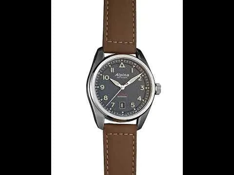 Alpina AL-525NW4S36 Mens watch Pilot Automatic 40mm 10ATM