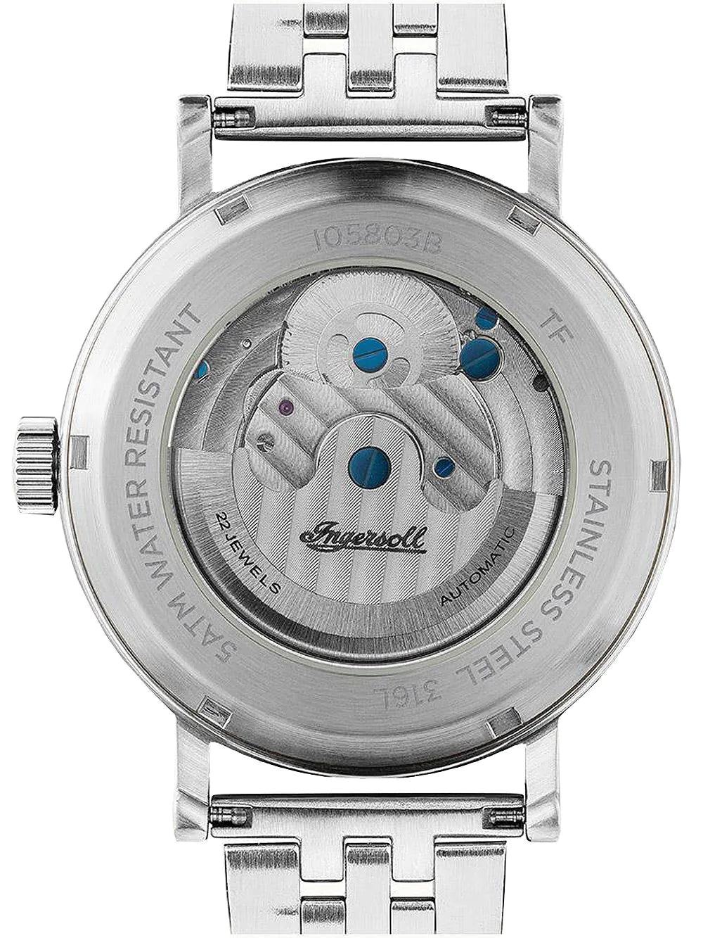 Ingersoll I05803B The Charles Automatic Mens Watch 44mm 5ATM