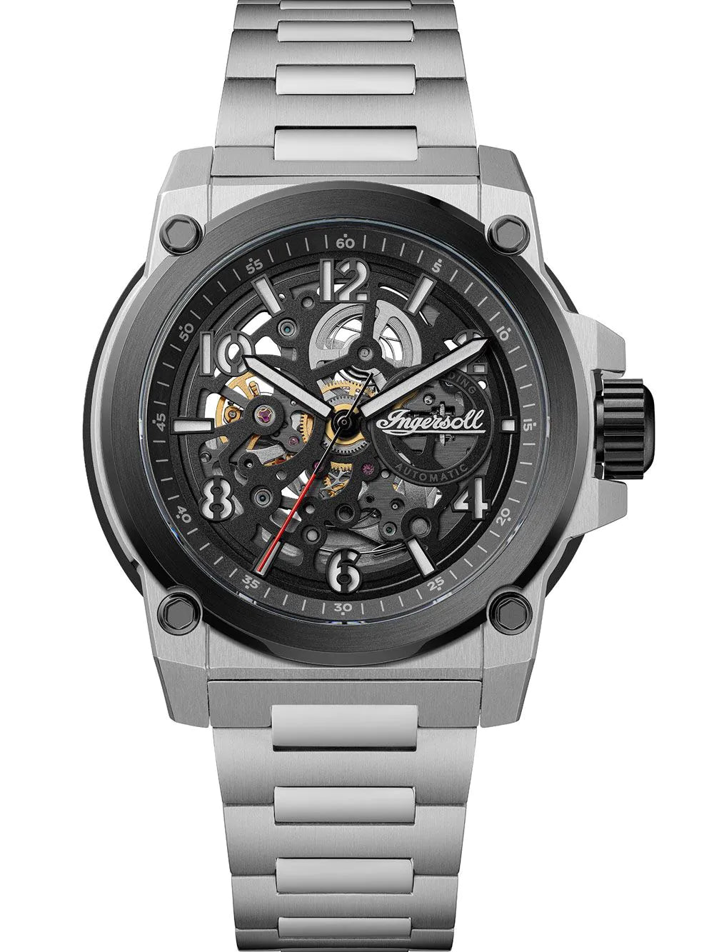 Ingersoll I16601 Mens Watch Ingersoll Anvil Automatic 46mm 5ATM