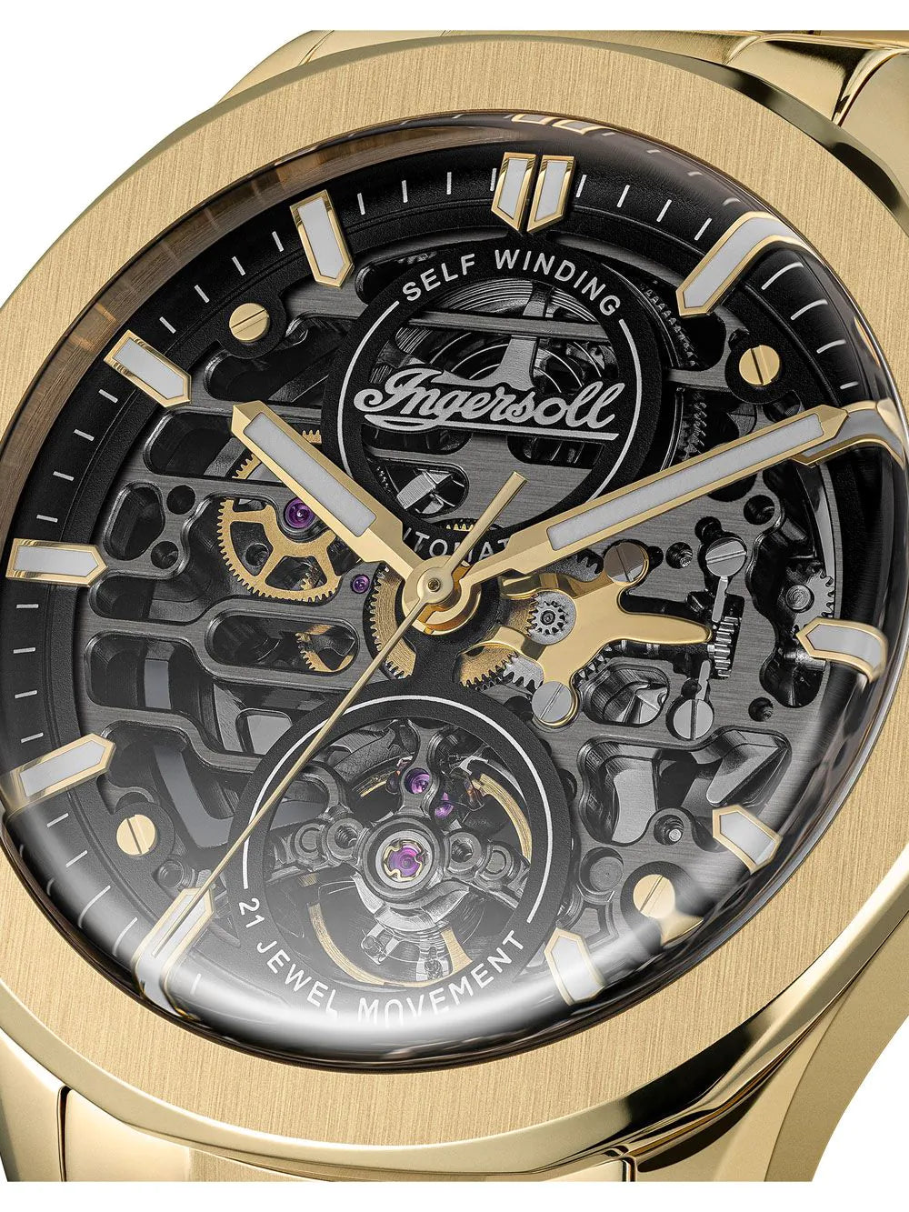 Ingersoll I16702 Mens Watch Ingersoll Bronc Automatic 44mm 5ATM