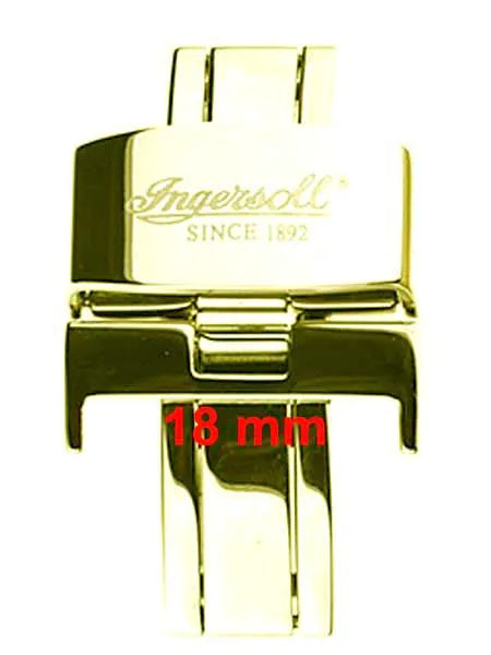 Ingersoll deployment clasp << 18 mm >> gold color