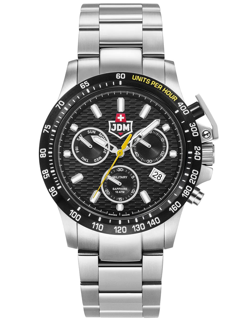 JDM Military JDM-WG017-01 Mens Watch Charlie ll Chronograph 45mm 10ATM