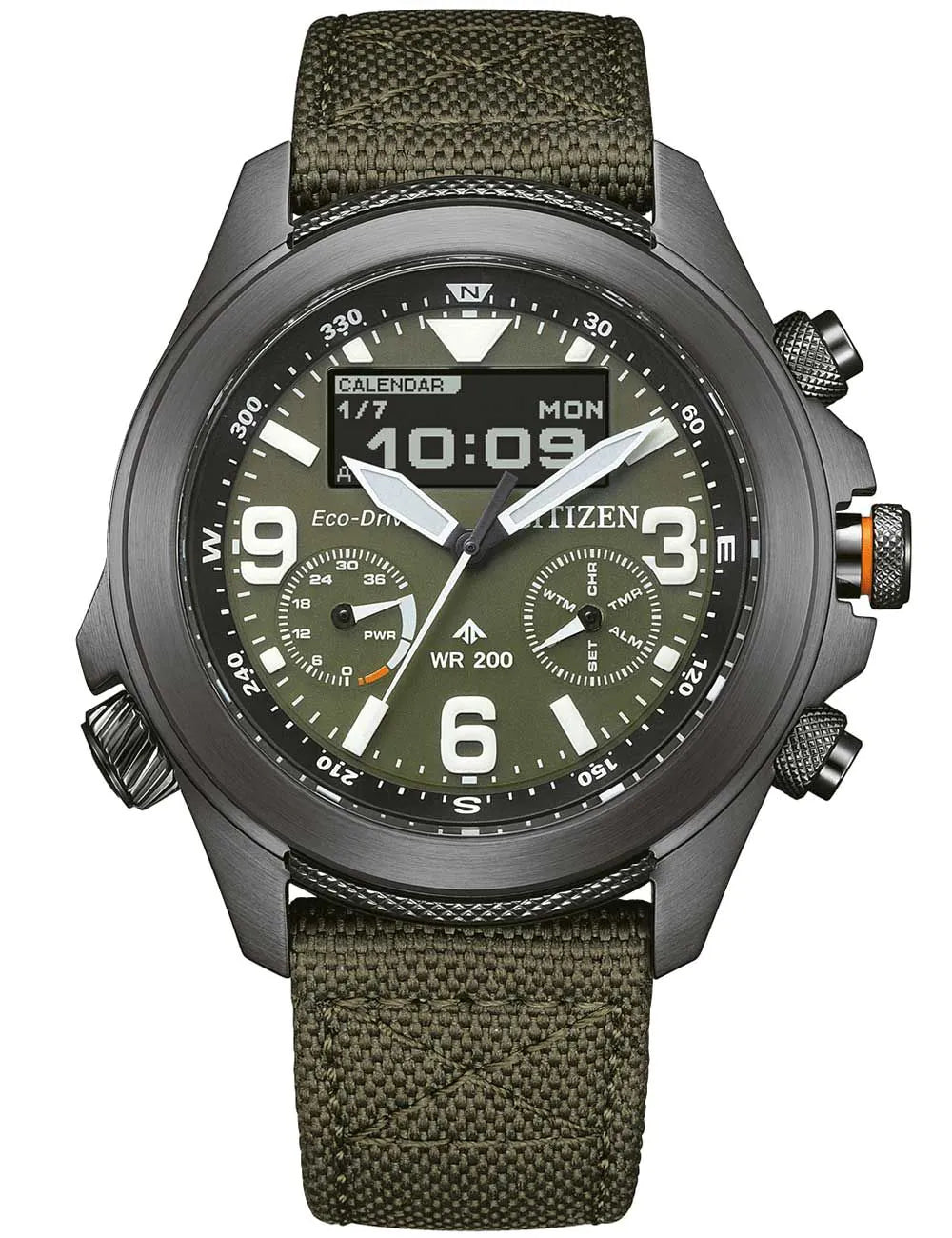 Citizen JV1005-02W Mens Watch Promaster 35th Anniversary Eco-Drive Combination 44mm 20ATM