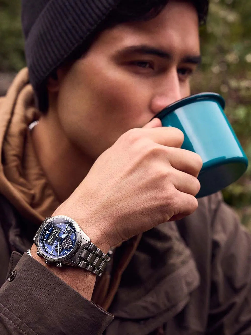 Citizen JV2000-51L Mens Watch Promaster Sky Eco-Drive Pilot 43mm 20ATM