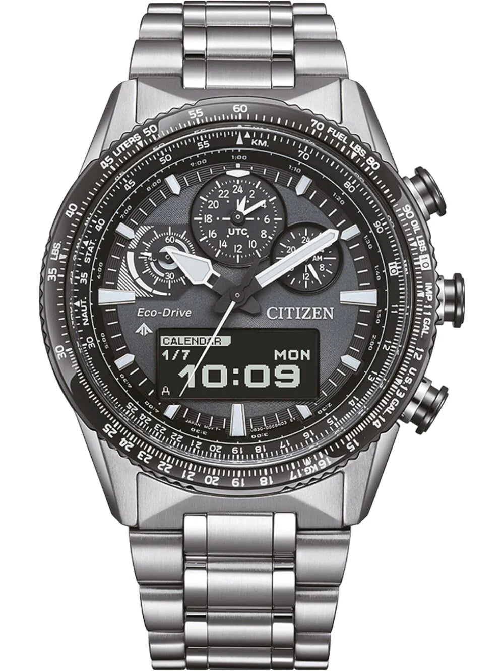 Citizen JV2006-55H Mens Watch Promaster Sky Eco-Drive Pilot 43mm 20ATM