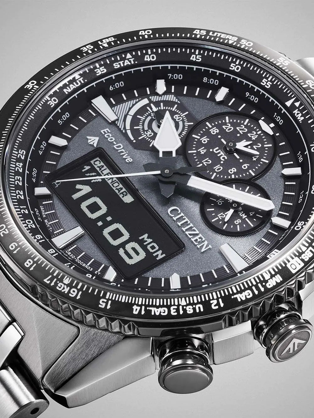 Citizen JV2006-55H Mens Watch Promaster Sky Eco-Drive Pilot 43mm 20ATM