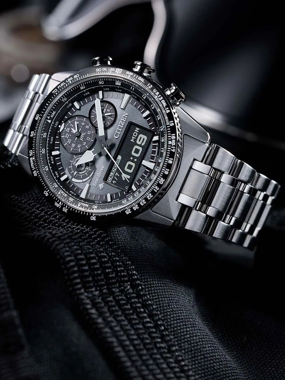 Citizen JV2006-55H Mens Watch Promaster Sky Eco-Drive Pilot 43mm 20ATM