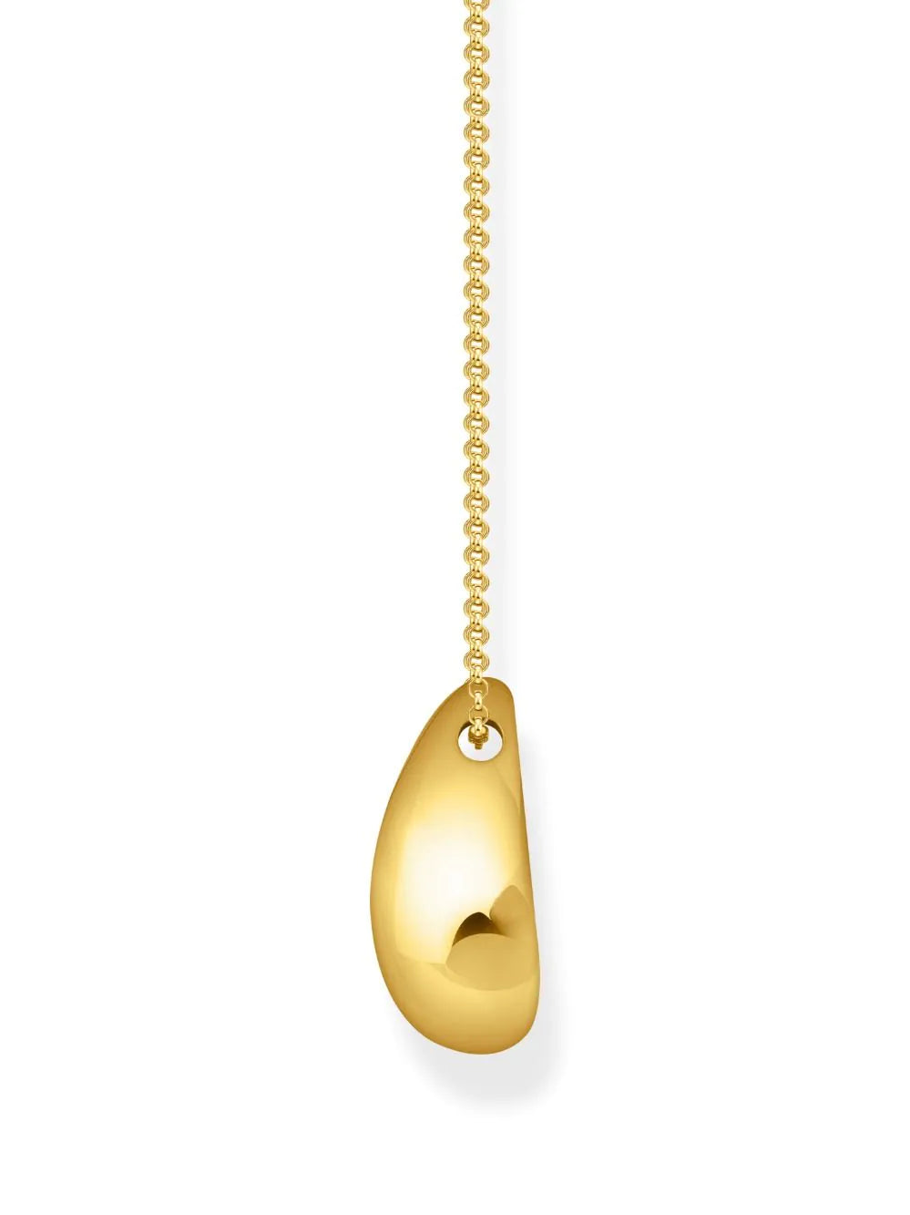 Thomas Sabo KE2281-413-39-L50V Bold - Gold-plated Necklace with Pendant drop-shaped 40-45 cm Ladies